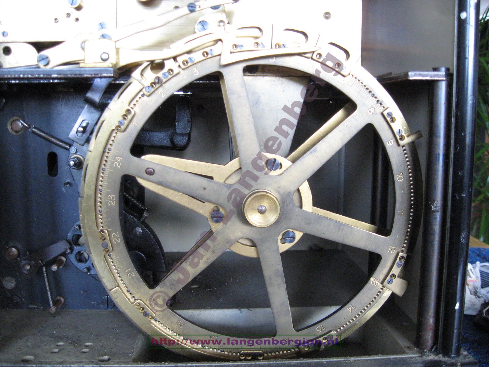 Benzing time recorder - an old antique time timerecorder