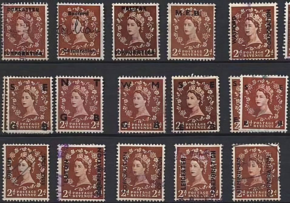 Commercial overprint Great Britain